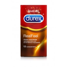 Презервативы Durex RealFeel для естественных ощущений - 12 шт.(84451)