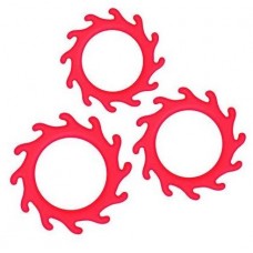 Набор из 3 красных эрекционных колец Renegade Gears (цвет -красный) (85081)