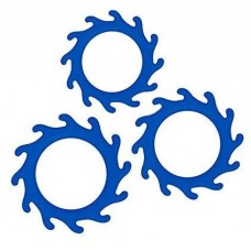 Набор из 3 синих эрекционных колец Renegade Gears (цвет -синий) (85082)
