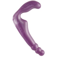 Безремневой фиолетовый страпон из силикона The Gal Pal - 17 см. (цвет -фиолетовый) (8579)