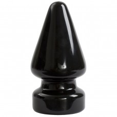 Огромный плуг Titanmen Tools Butt Plug 4.5  Diameter Ass Master - 23,1 см. (цвет -черный) (8703)