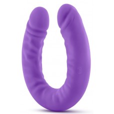 Фиолетовый двусторонний фаллоимитатор 18 inch Silicone Slim Double Dong  - 45,7 см. (цвет -фиолетовый) (91981)