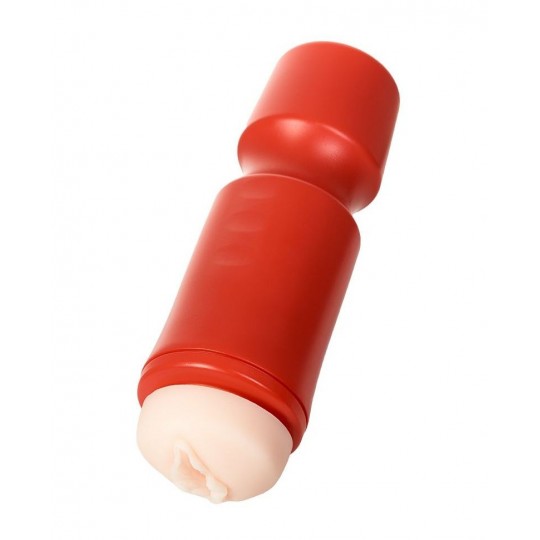 Мастурбатор-вагина A-Toys в красной колбе (цвет -телесный) (94618) фото 1