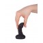 Чёрный плаг-массажёр для простаты - 7,2 см. (цвет -черный) (96234) фото 2