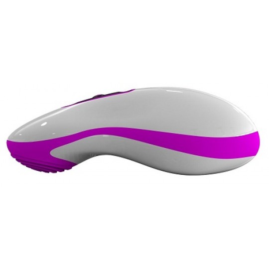 Бело-розовый вибростимулятор Mouse  (цвет -белый с розовым) (9882) фото 3