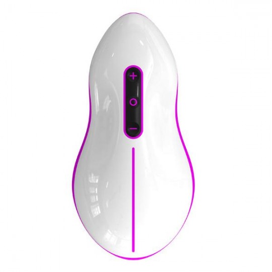 Бело-розовый вибростимулятор Mouse  (цвет -белый с розовым) (9882) фото 2