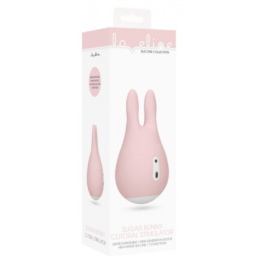 Розовый клиторальный стимулятор Sugar Bunny - 9,5 см. (цвет -розовый) (98898) фото 3