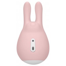 Розовый клиторальный стимулятор Love Bunny - 9,4 см. (цвет -розовый) (98899)