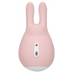 Розовый клиторальный стимулятор Love Bunny - 9,4 см. (цвет -розовый) (98899)