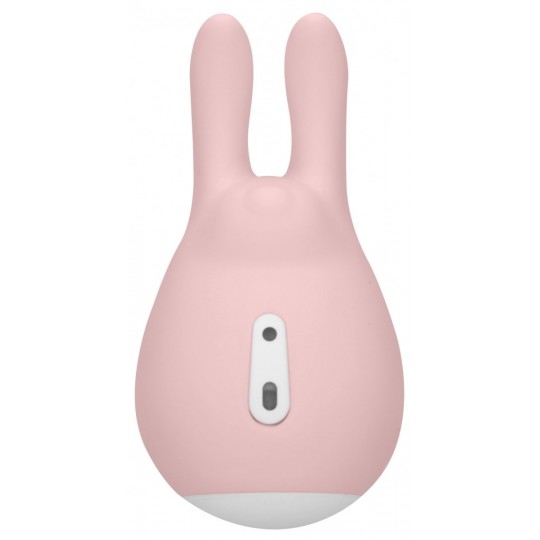 Розовый клиторальный стимулятор Love Bunny - 9,4 см. (цвет -розовый) (98899) фото 1
