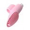 Нежно-розовая вибронасадка на палец JOS TWITY - 10,2 см. (цвет -нежно-розовый) (99965) фото 8
